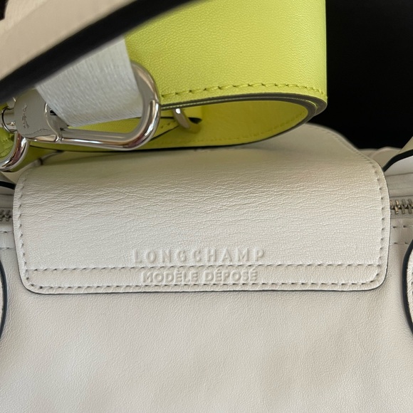 NWT LONGCHAMP Le Pliage Leather Limited Edition Crossbody Tote Bag - Picture 7 of 14